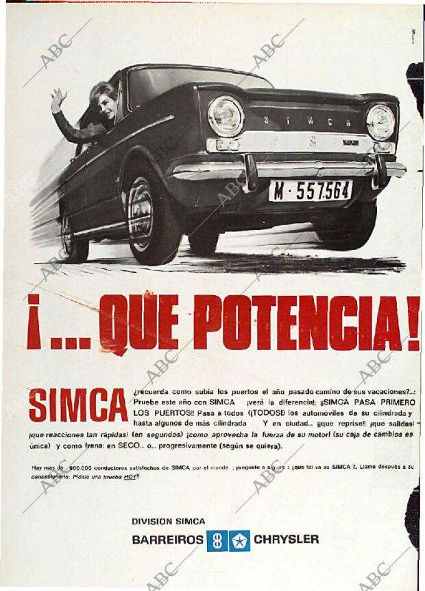 BLANCO Y NEGRO MADRID 15-04-1967 página 124