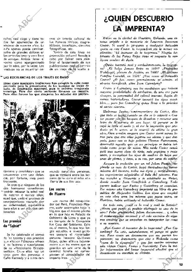 BLANCO Y NEGRO MADRID 15-04-1967 página 13