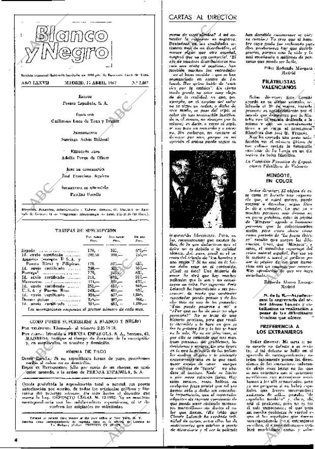 BLANCO Y NEGRO MADRID 15-04-1967 página 4