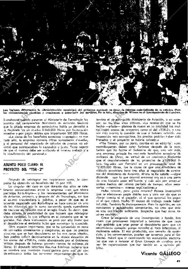 BLANCO Y NEGRO MADRID 15-04-1967 página 41