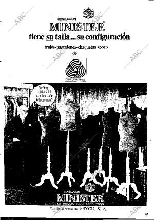 BLANCO Y NEGRO MADRID 15-04-1967 página 47