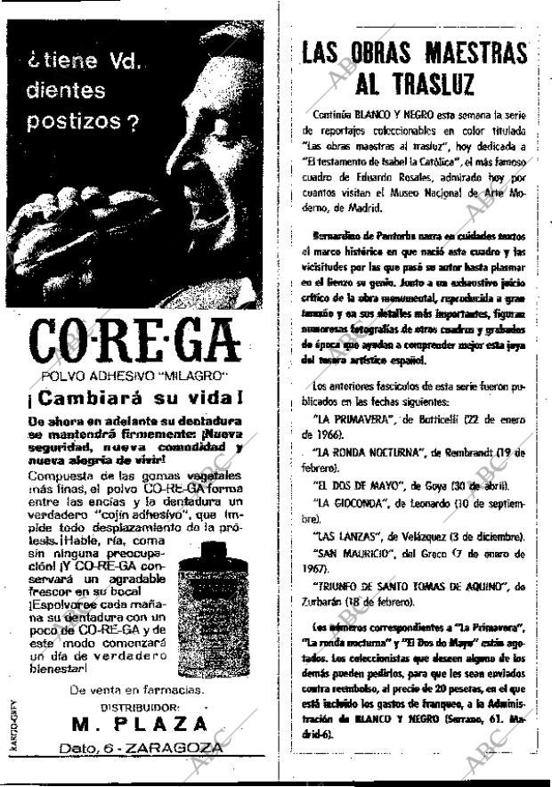 BLANCO Y NEGRO MADRID 15-04-1967 página 54