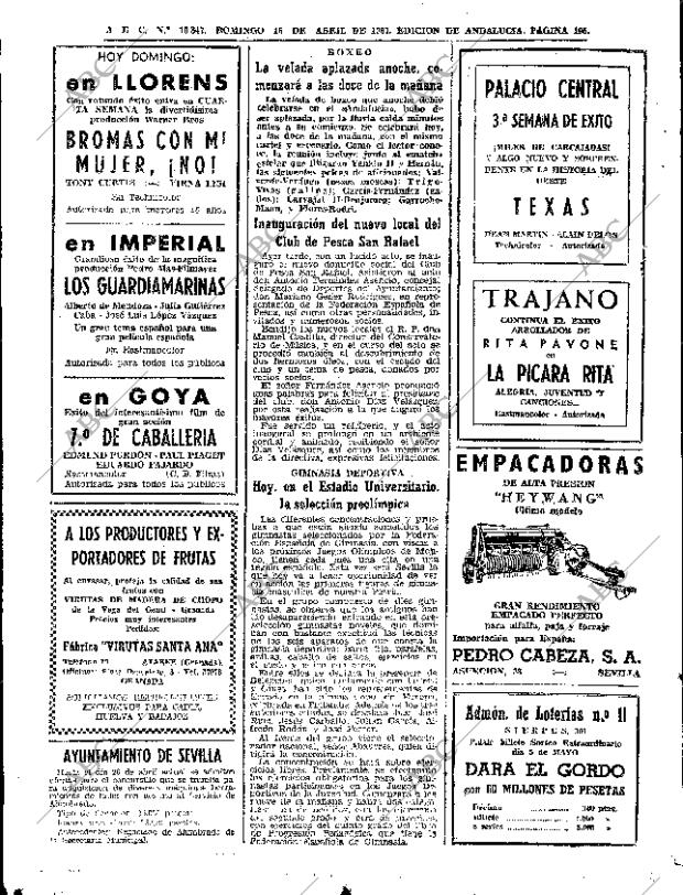 ABC SEVILLA 16-04-1967 página 106