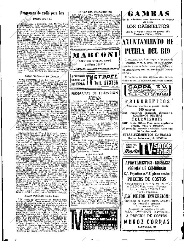 ABC SEVILLA 16-04-1967 página 134