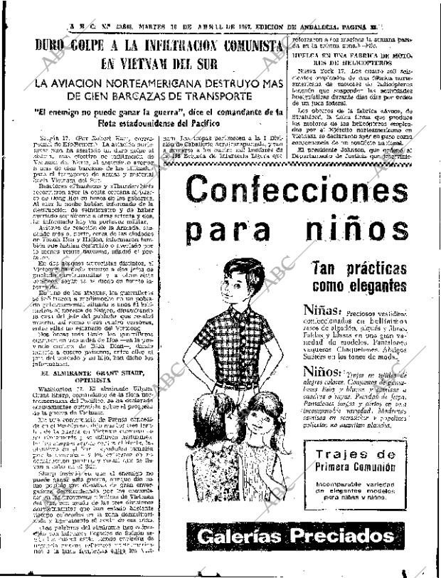 ABC SEVILLA 18-04-1967 página 33