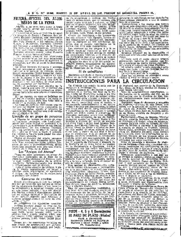 ABC SEVILLA 18-04-1967 página 65