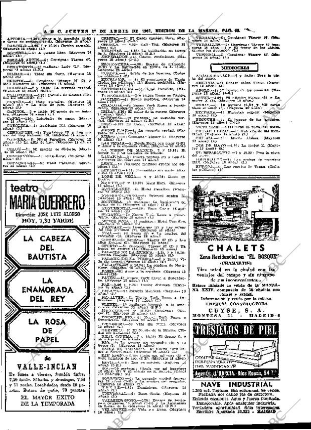 ABC MADRID 27-04-1967 página 69