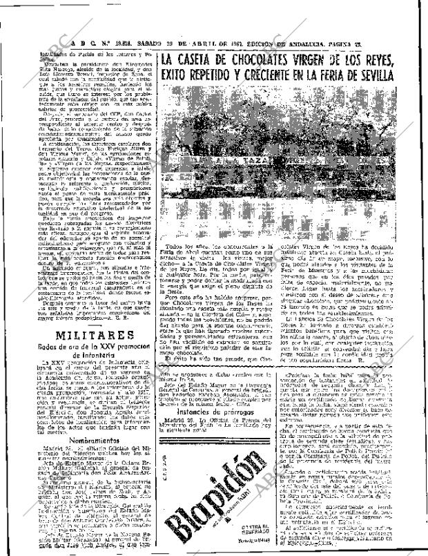 ABC SEVILLA 29-04-1967 página 72