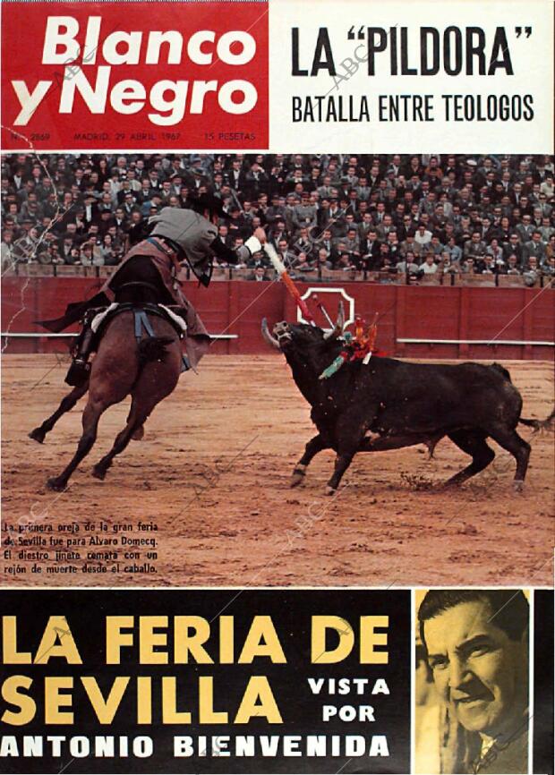 BLANCO Y NEGRO MADRID 29-04-1967 página 1