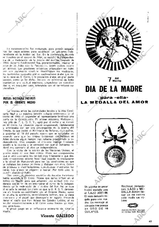 BLANCO Y NEGRO MADRID 29-04-1967 página 47