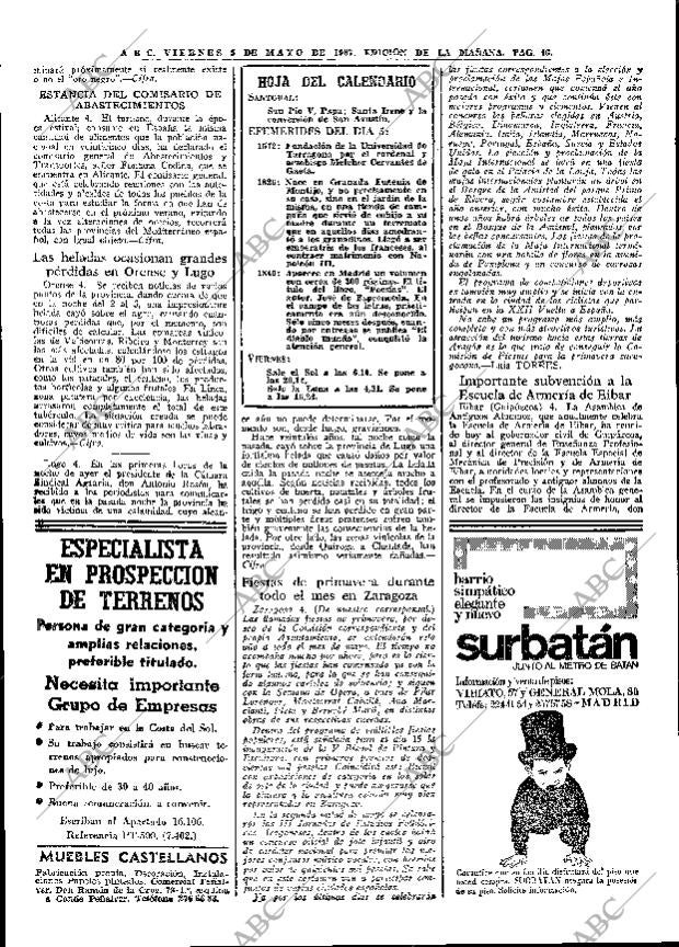ABC MADRID 05-05-1967 página 46