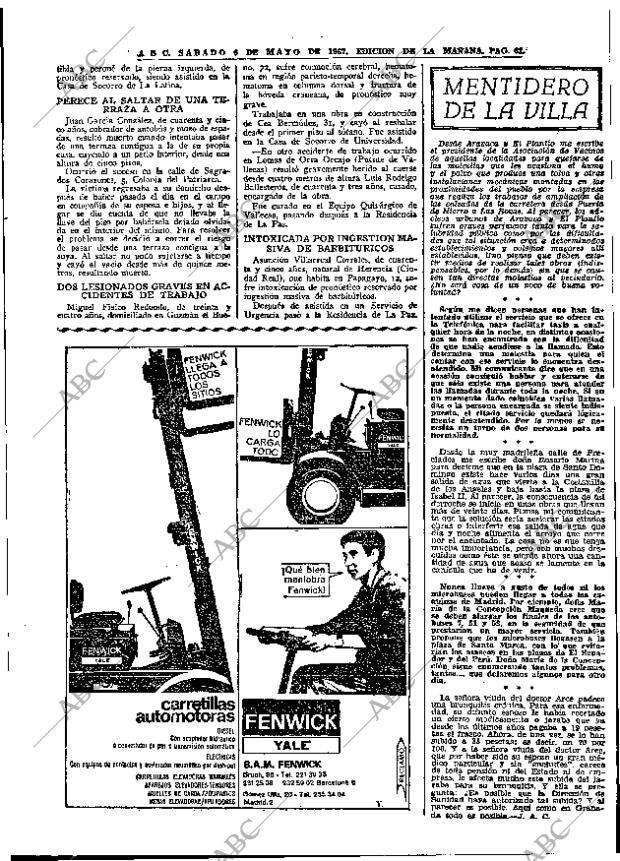 ABC MADRID 06-05-1967 página 61