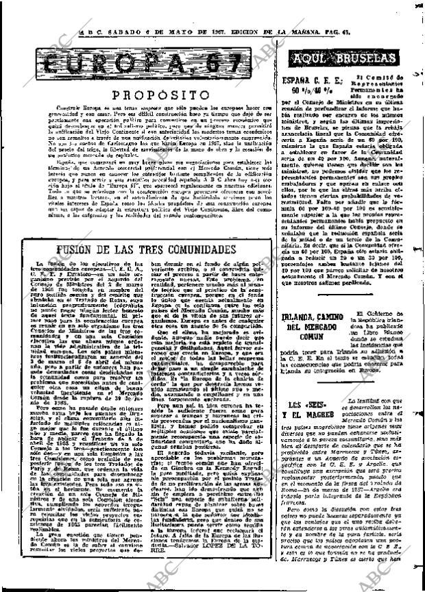 ABC MADRID 06-05-1967 página 67
