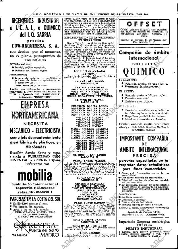 ABC MADRID 07-05-1967 página 100