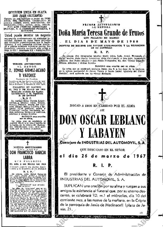 ABC MADRID 07-05-1967 página 117