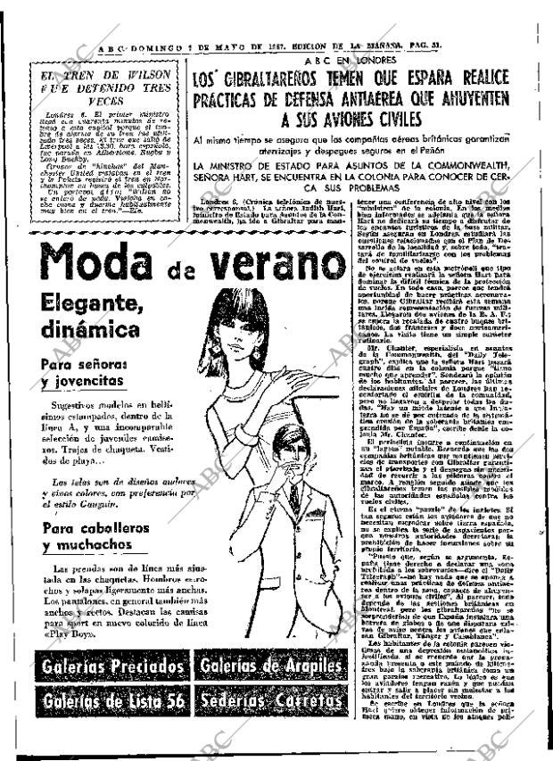 ABC MADRID 07-05-1967 página 51