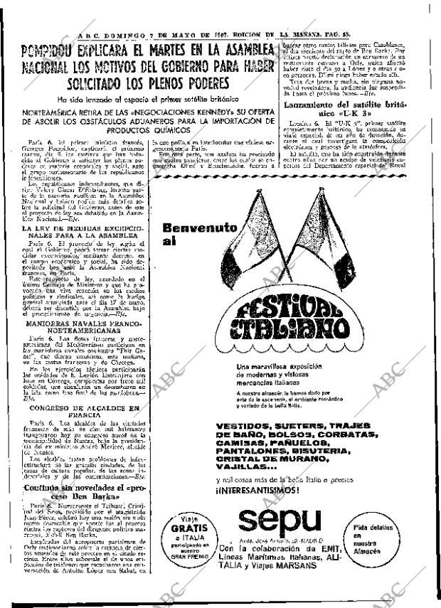 ABC MADRID 07-05-1967 página 55