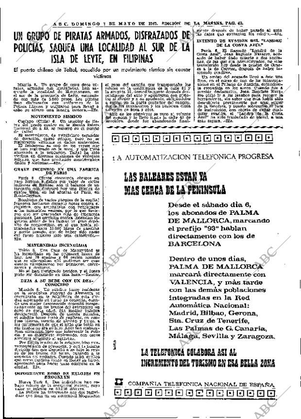ABC MADRID 07-05-1967 página 63