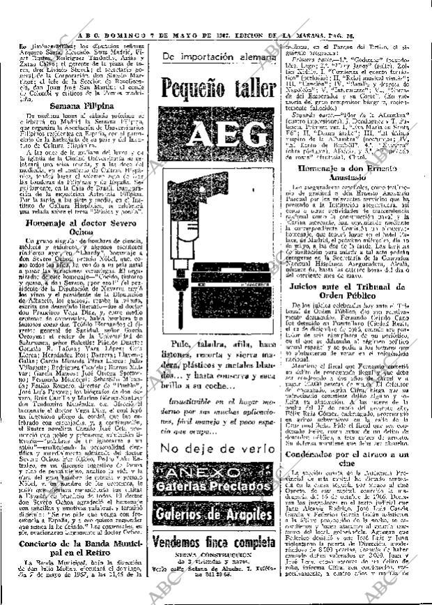 ABC MADRID 07-05-1967 página 76