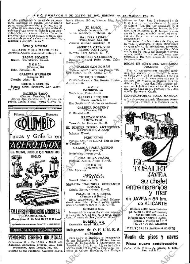 ABC MADRID 07-05-1967 página 82