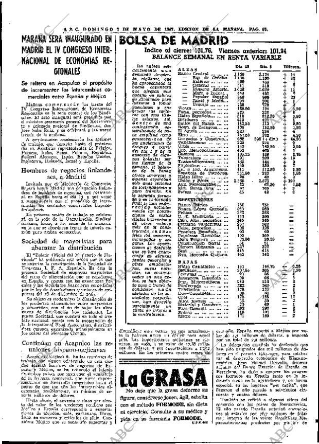 ABC MADRID 07-05-1967 página 87
