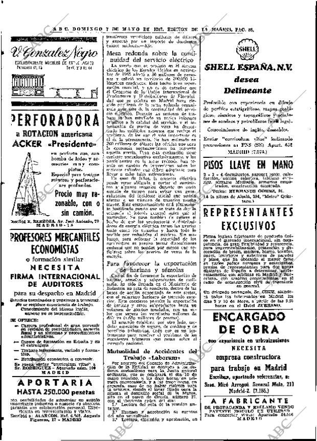 ABC MADRID 07-05-1967 página 88