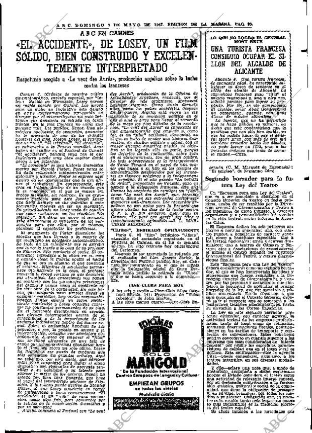 ABC MADRID 07-05-1967 página 99