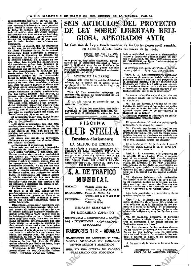 ABC MADRID 09-05-1967 página 34
