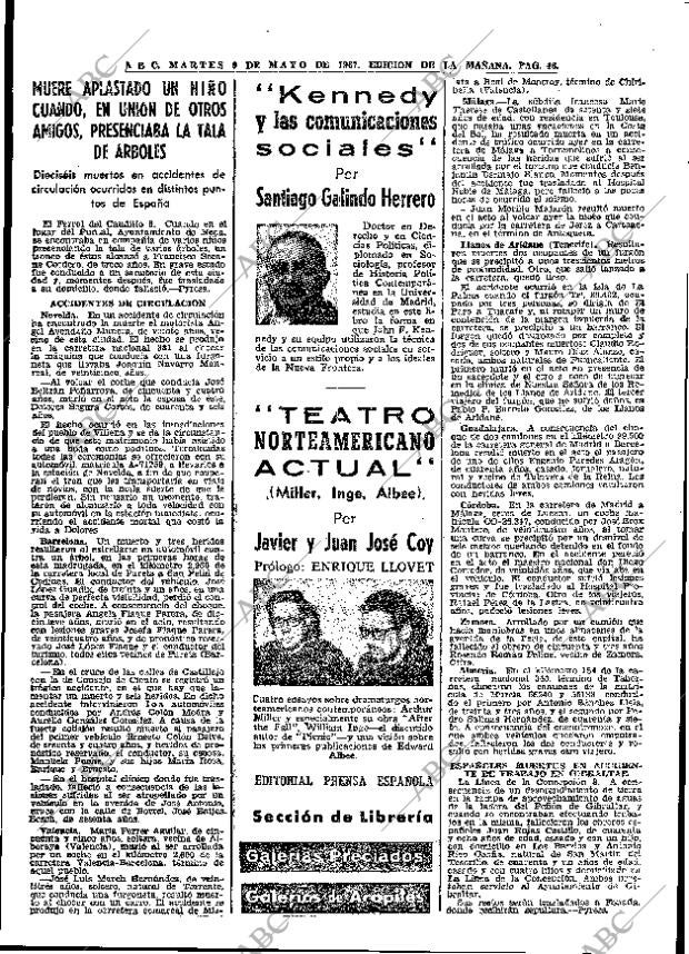 ABC MADRID 09-05-1967 página 46