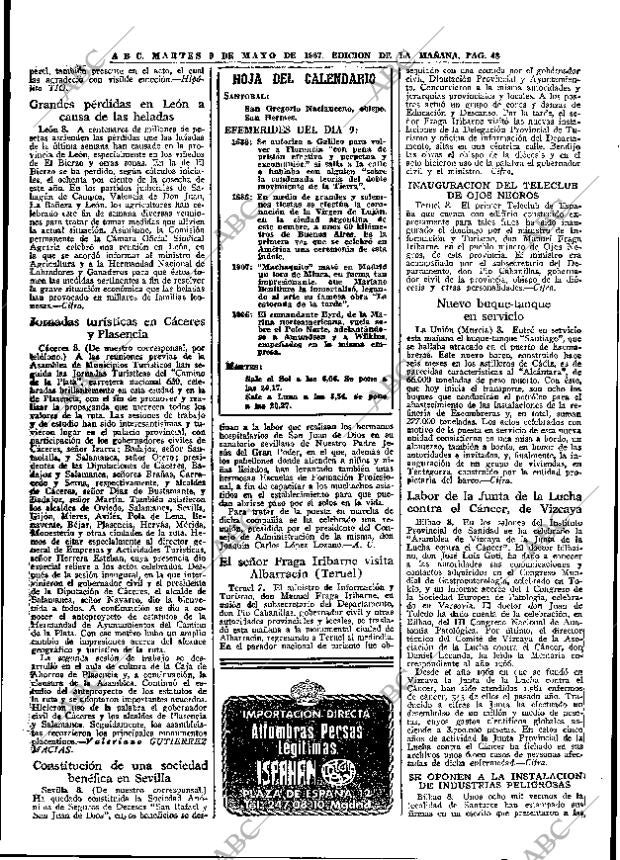 ABC MADRID 09-05-1967 página 48