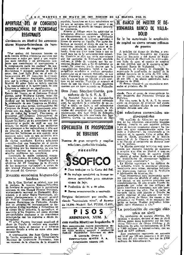 ABC MADRID 09-05-1967 página 62