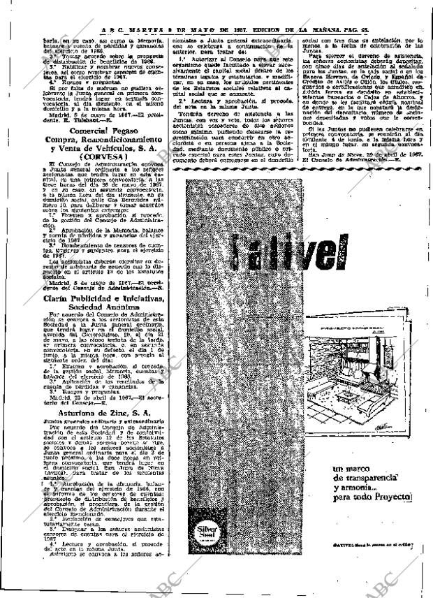 ABC MADRID 09-05-1967 página 65