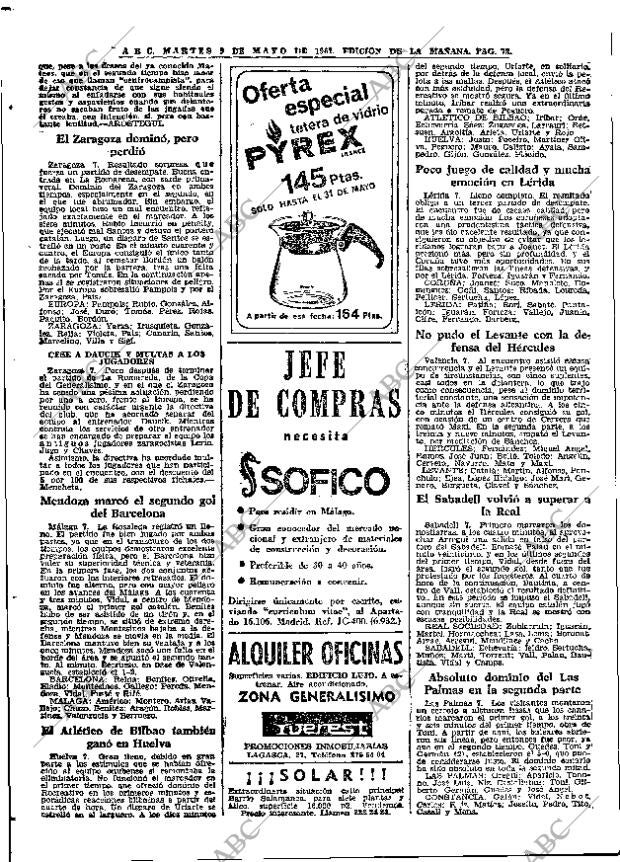 ABC MADRID 09-05-1967 página 72