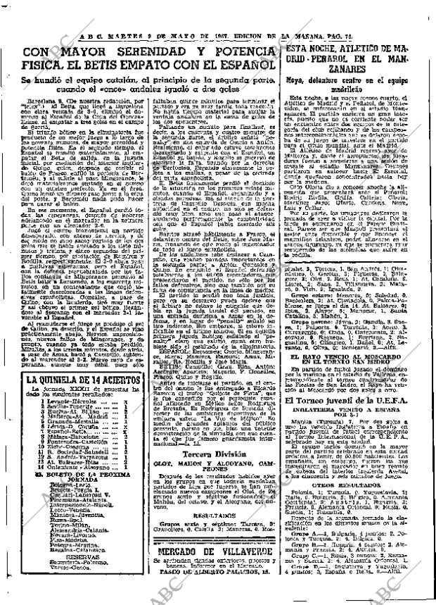 ABC MADRID 09-05-1967 página 74