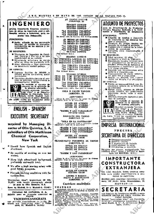 ABC MADRID 09-05-1967 página 84
