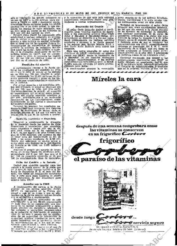ABC MADRID 10-05-1967 página 105