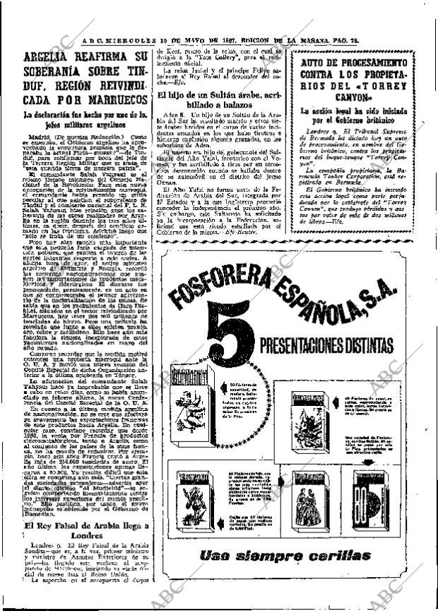 ABC MADRID 10-05-1967 página 75