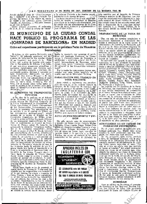 ABC MADRID 10-05-1967 página 83
