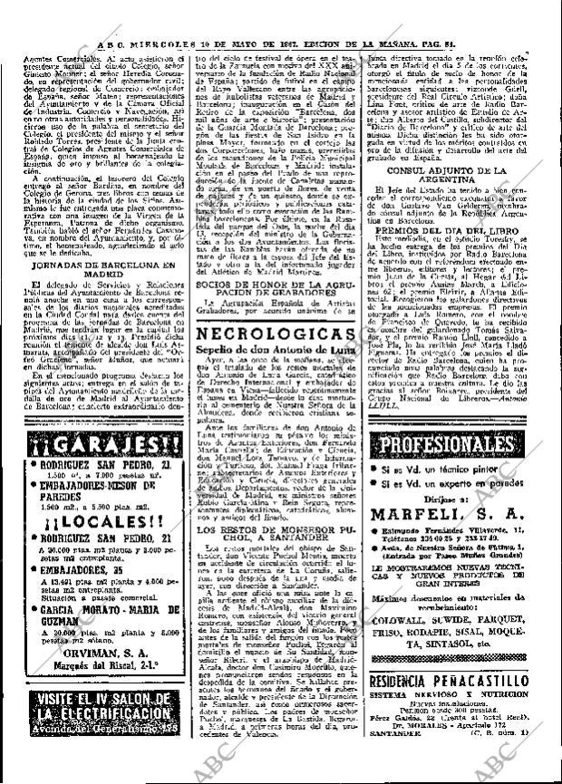 ABC MADRID 10-05-1967 página 84