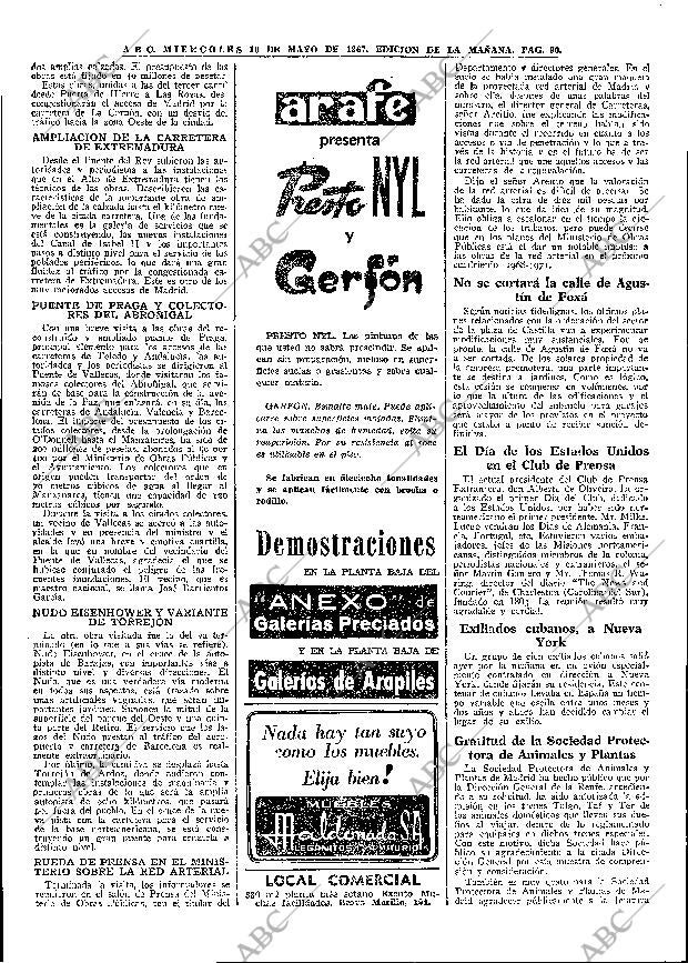 ABC MADRID 10-05-1967 página 90