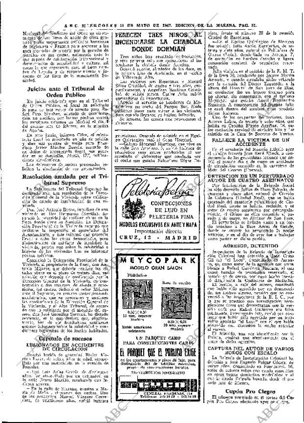 ABC MADRID 10-05-1967 página 91