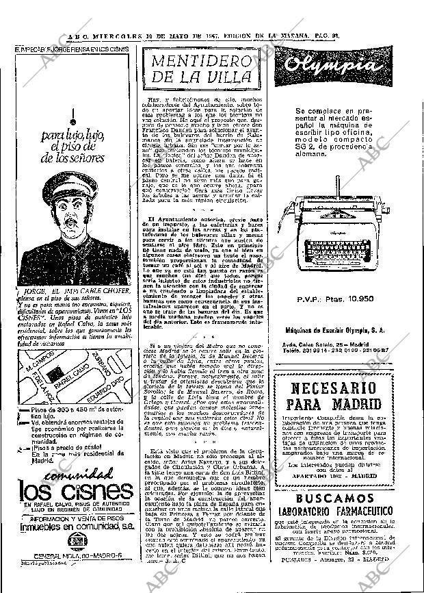 ABC MADRID 10-05-1967 página 92
