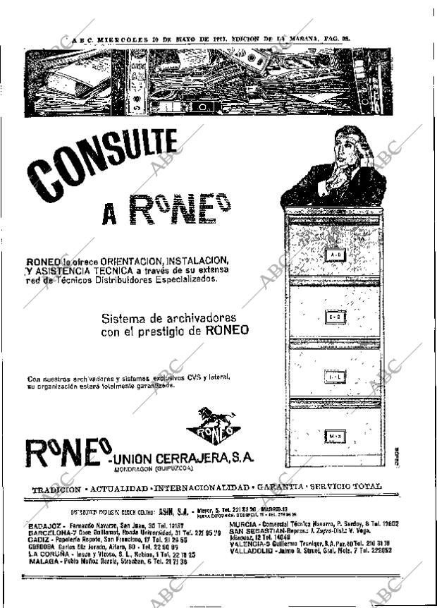 ABC MADRID 10-05-1967 página 98