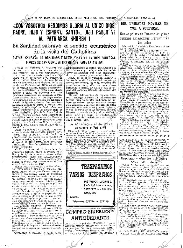 ABC SEVILLA 10-05-1967 página 33