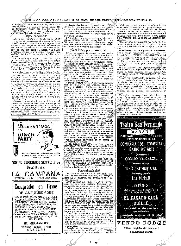 ABC SEVILLA 10-05-1967 página 58