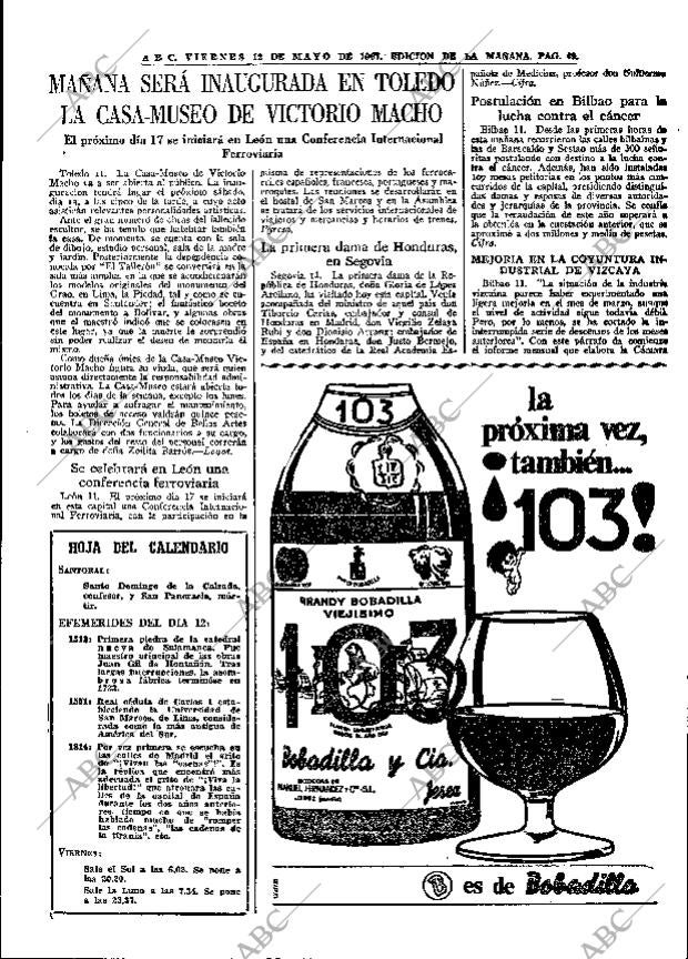 ABC MADRID 12-05-1967 página 49