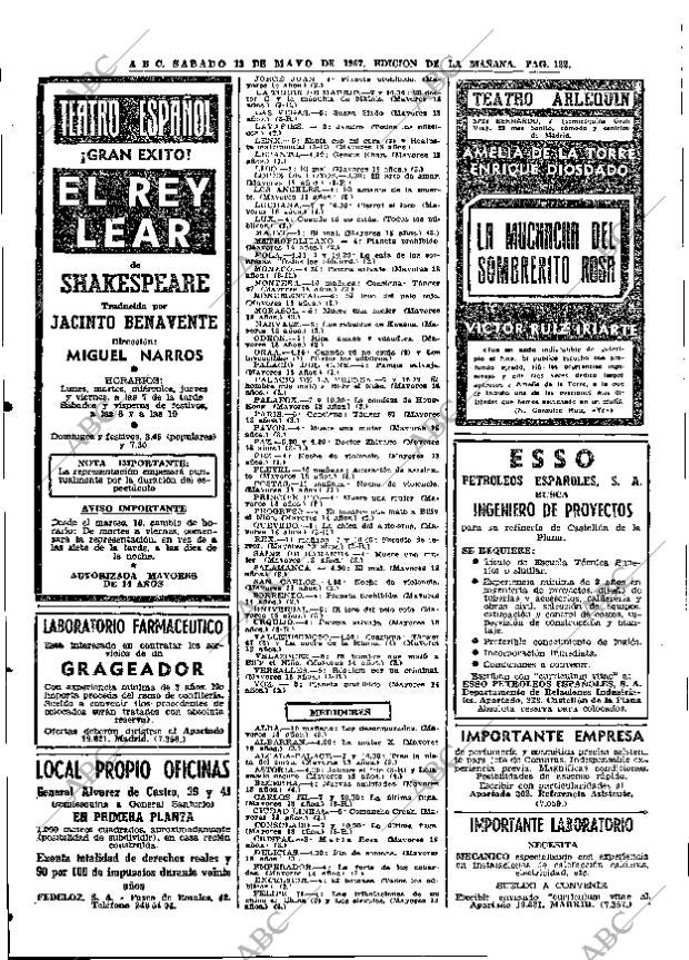 ABC MADRID 13-05-1967 página 122