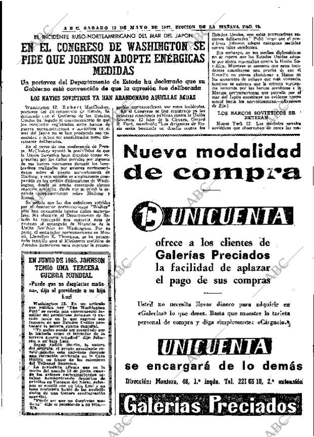 ABC MADRID 13-05-1967 página 75