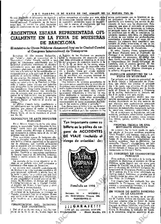 ABC MADRID 13-05-1967 página 83