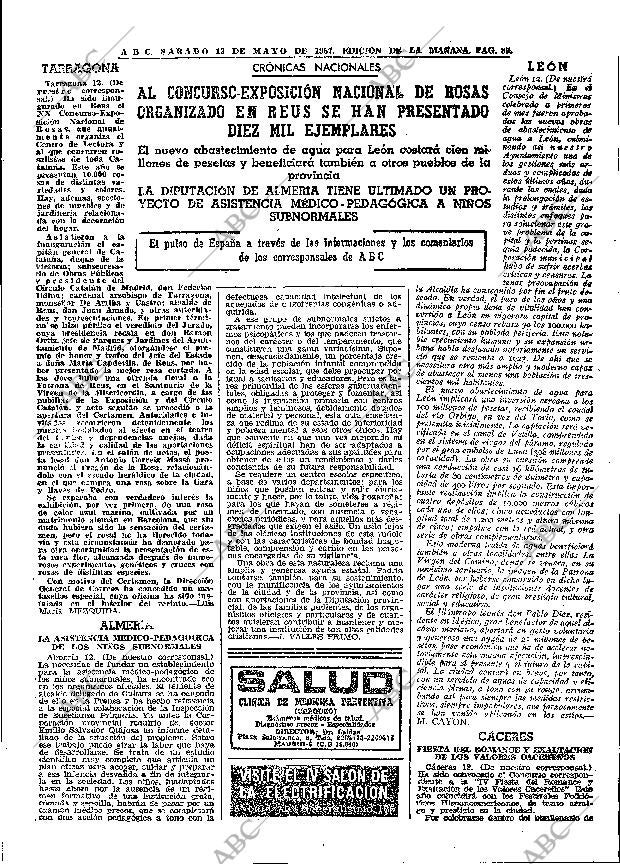 ABC MADRID 13-05-1967 página 85